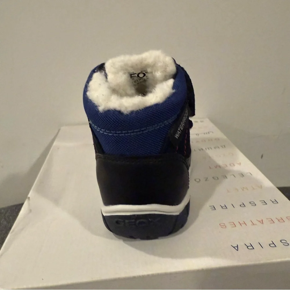 Geox Respira Toddler Boys Winter Boots Warm Lined size US6.5